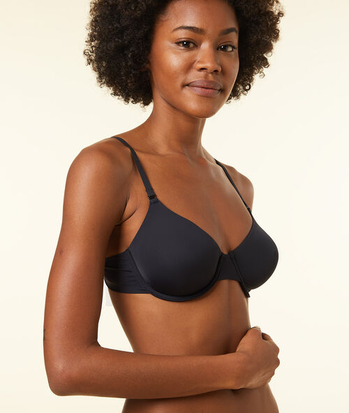 Podprsenka s ko&scaron;&iacute;čkem čern&aacute;.