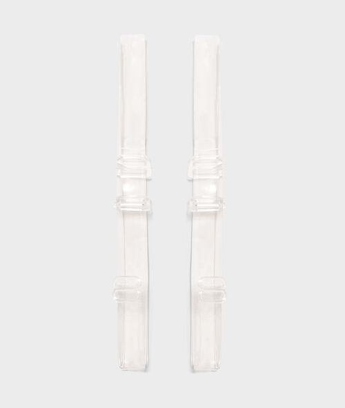 Odn&iacute;mateln&aacute; průhledn&aacute; ram&iacute;nka b&iacute;l&aacute;.