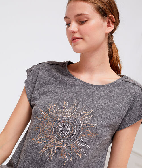 Tričko s potiskem &scaron;ed&aacute;.