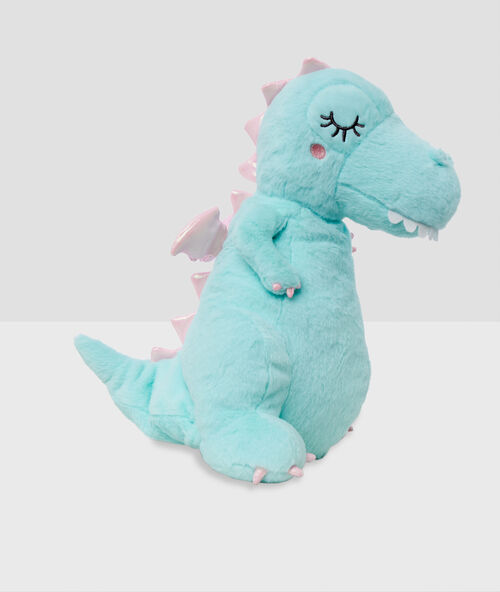Pytlík na pyžamo ve tvaru dinosaura světle zelená.