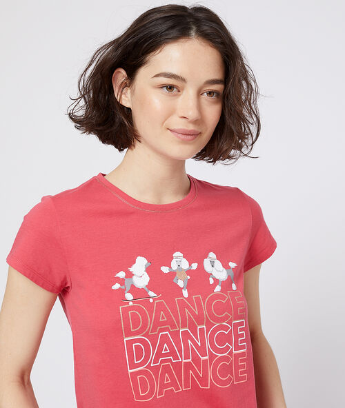 Tričko &bdquo;dance&ldquo; růžov&aacute;.