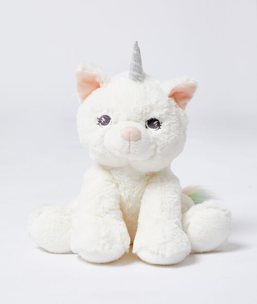 Pytl&iacute;k na pyžamo s kočkou a jednorožcem b&eacute;žov&aacute;.