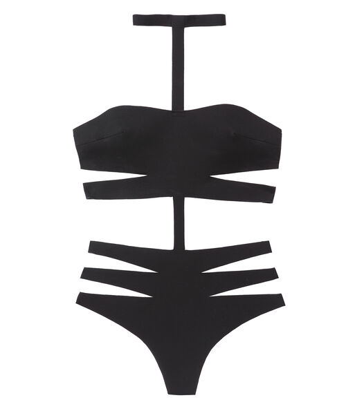 Bonding body neopren se šněrováním noir.