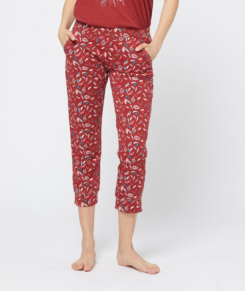 Tř&iacute;čtvrtečn&iacute; kalhoty s potiskem bord&oacute;.