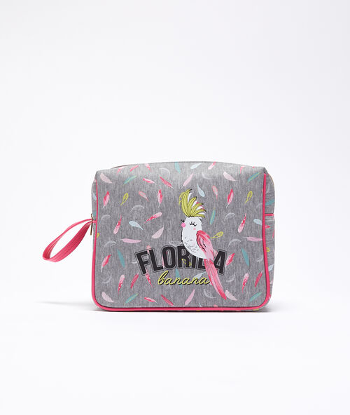 Toaletn&iacute; ta&scaron;tička s pt&aacute;kem barevn&aacute;.