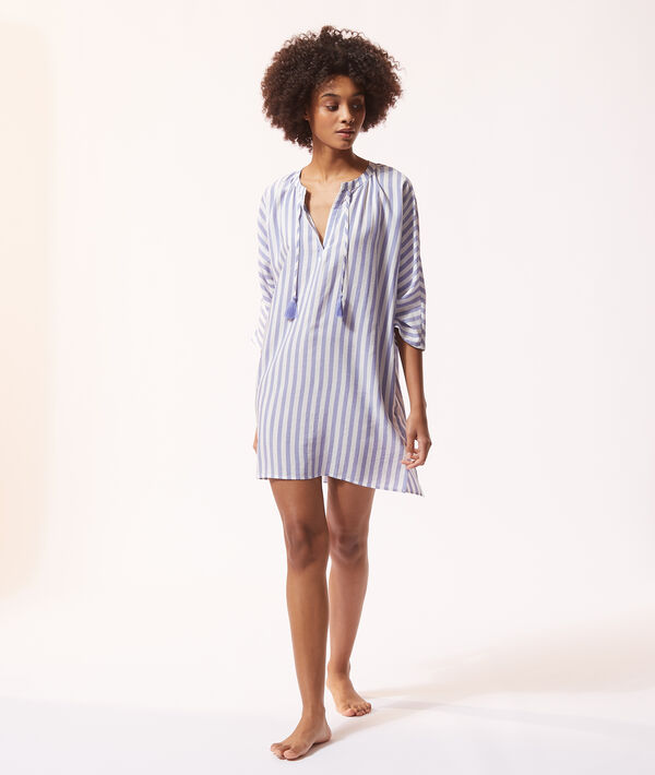 Chemise de nuit à pompoms Chemise de nuit à pompoms;${refinementColor}
