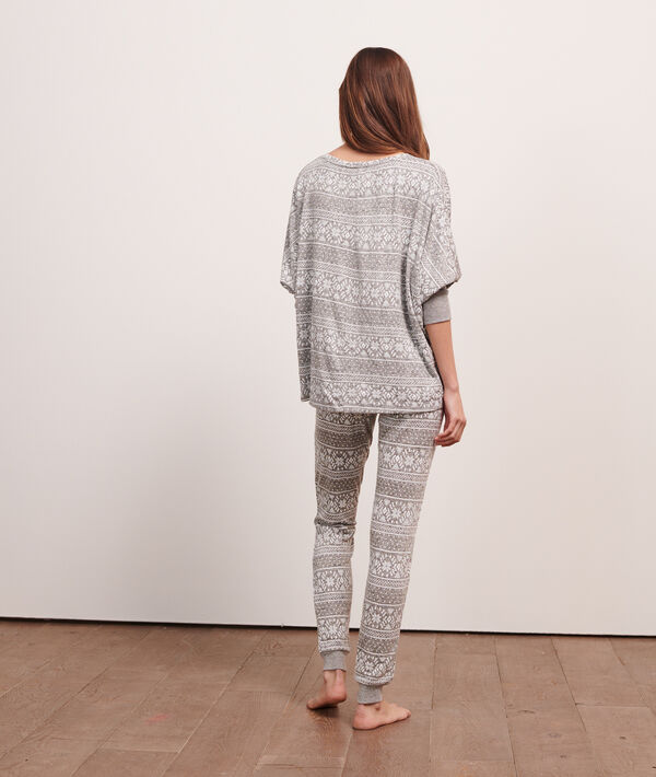 Top imprimé jacquard Top imprimé jacquard;${refinementColor}